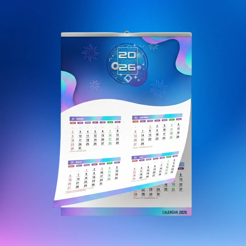 Kalender Dinding 32x48cm